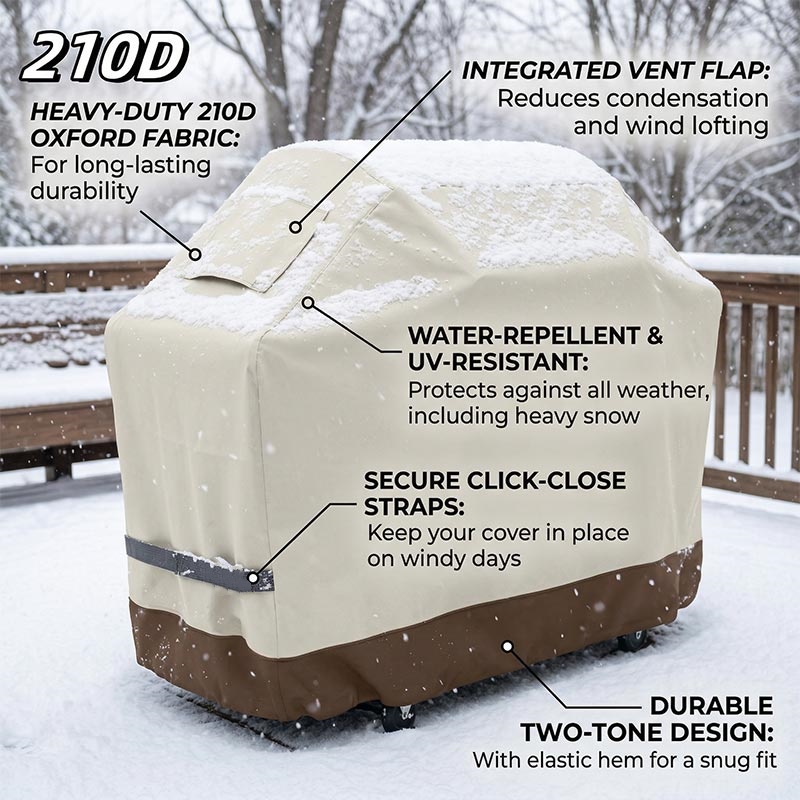 Outdoor Furniture Used - 210D 바베큐 베이지 바베큐 그릴 야외