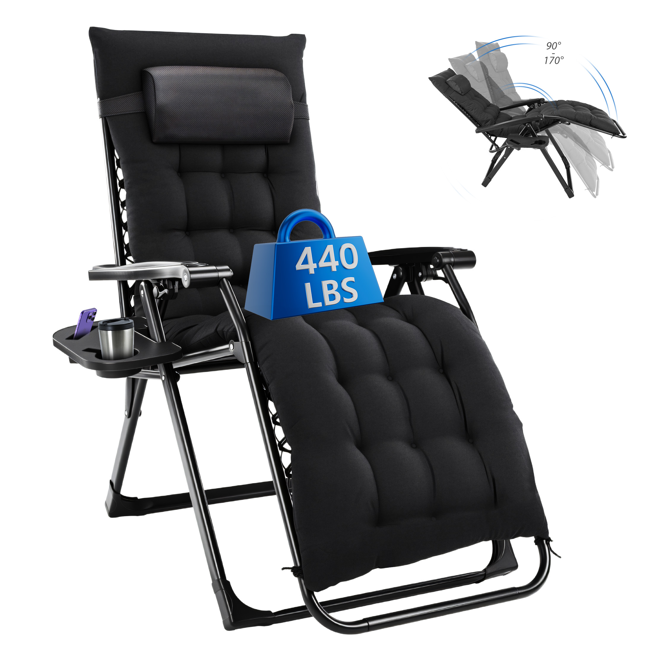 Outdoor Furniture Lounge Set - MCQ 무중력 쿠션 라운지 의자 야외