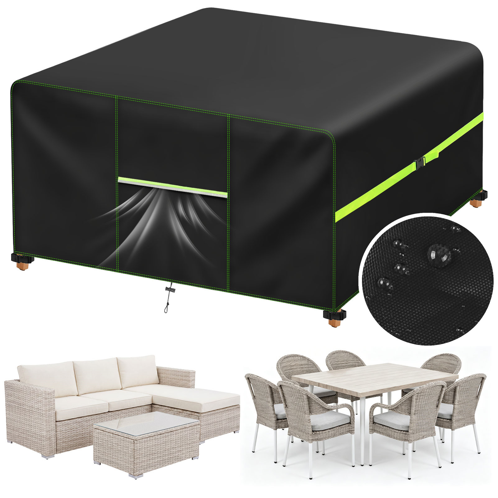 Outdoor Furniture Deals - 통풍구가 있는 정원 가구 커버 방수