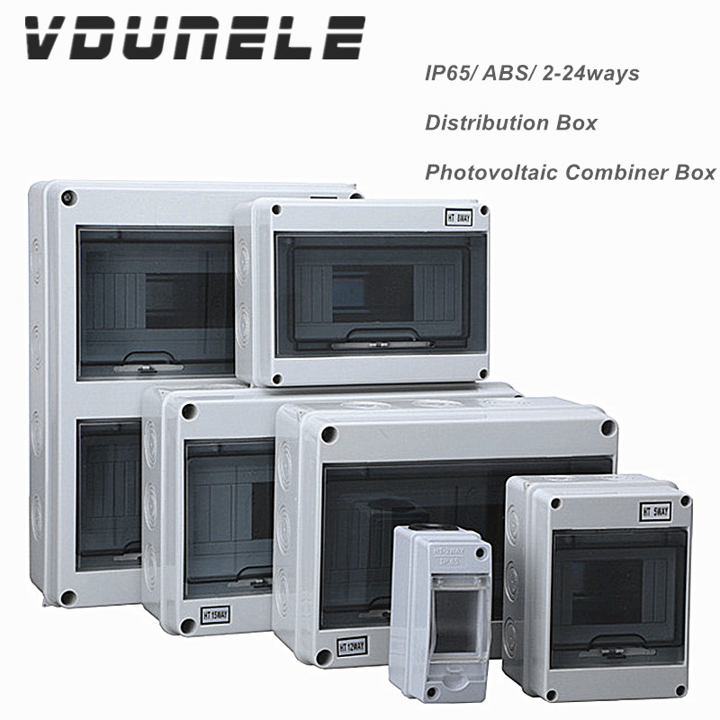 Outdoor Furniture Outlet - DC 차단기용 IP65 배전함 HT-2-24WAY PC/ABS