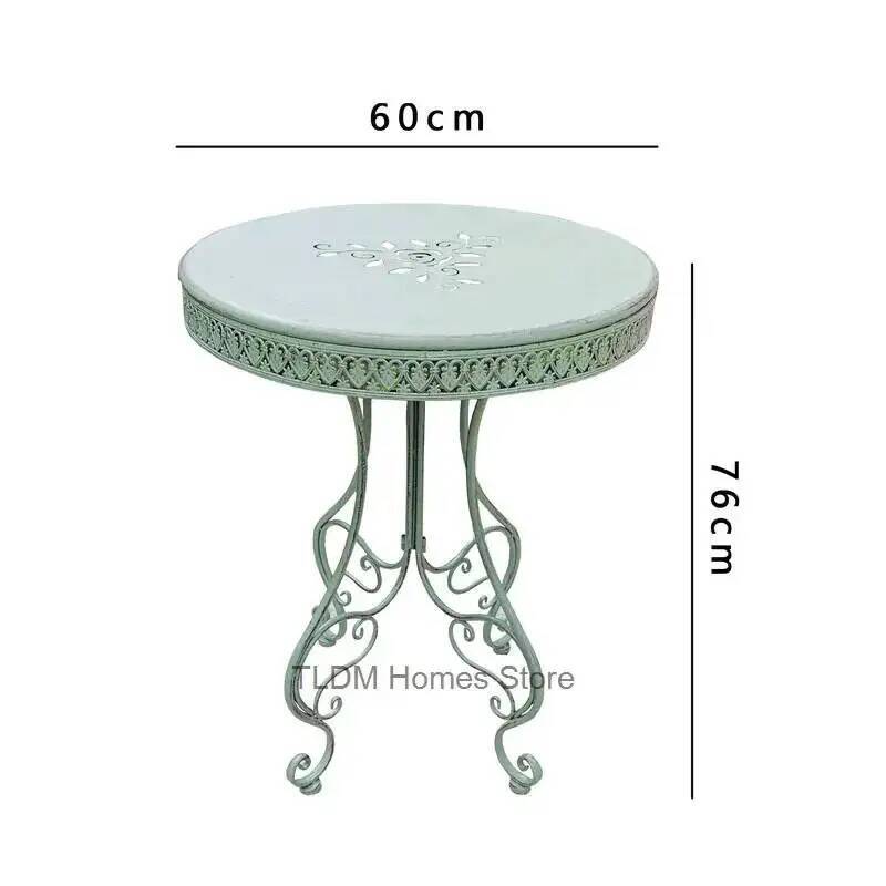 Outdoor Furniture Lounge Set - 북유럽풍 철제 야외 테이블 및 의자