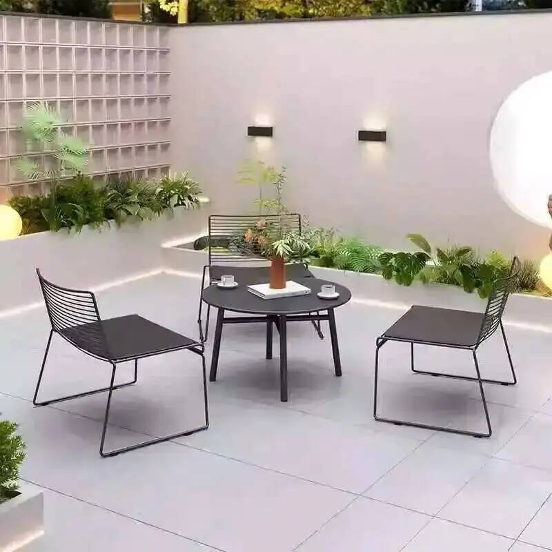 Outdoor Furniture Shop - 심플 카페 발코니 레저 철제 안뜰