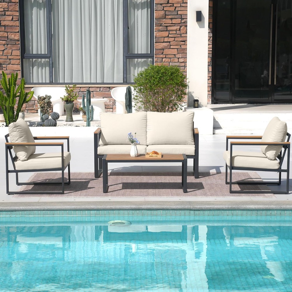 Outdoor Furniture Deals - 독점 특가 상품 4피스 야외 파티오