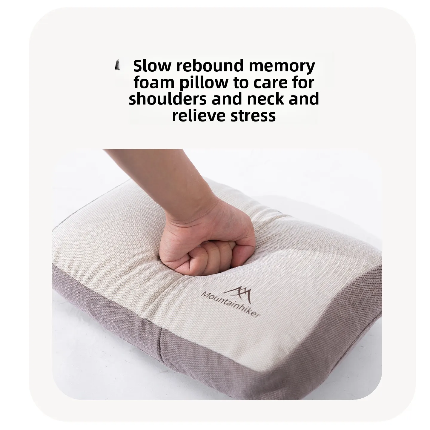 Outdoor Furniture Pillows - 마운틴하이커 메모리폼 베개 캠핑용 면 소재