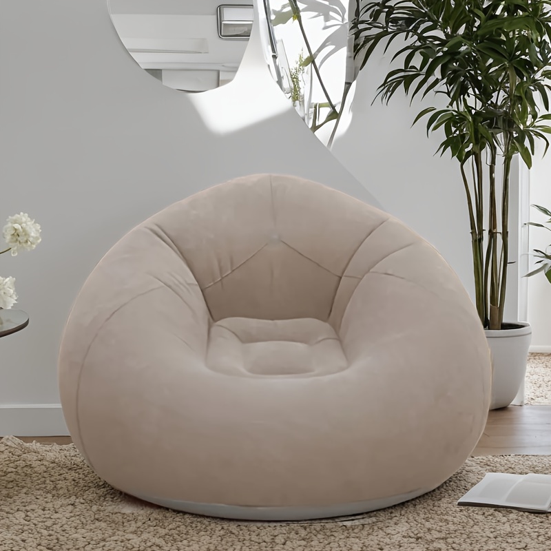 Outdoor Daybed Sofa - Flocked PVC Inflatable Sofa Chair -