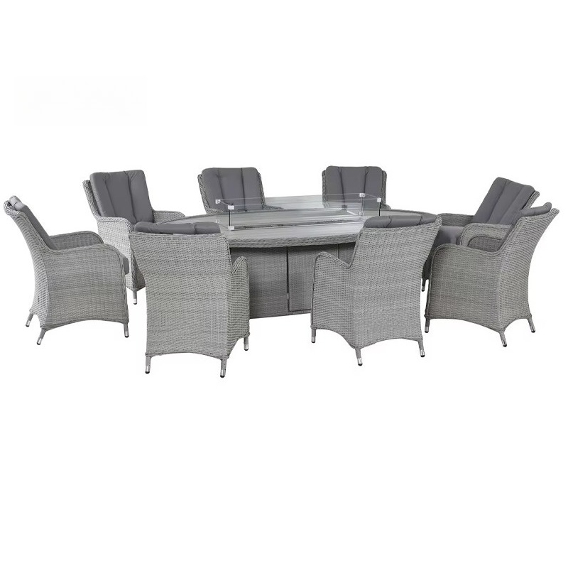 야외 가구 화덕 라탄 위커 알루미늄 정원 소파 세트 다 - Outdoor Furniture Fire Pit Set 리뷰 및 가격