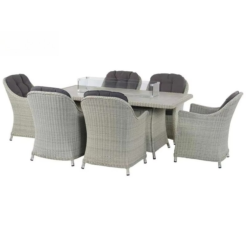 야외 가구 화덕 라탄 위커 알루미늄 정원 소파 세트 다 - Outdoor Furniture Fire Pit Set 리뷰 및 가격
