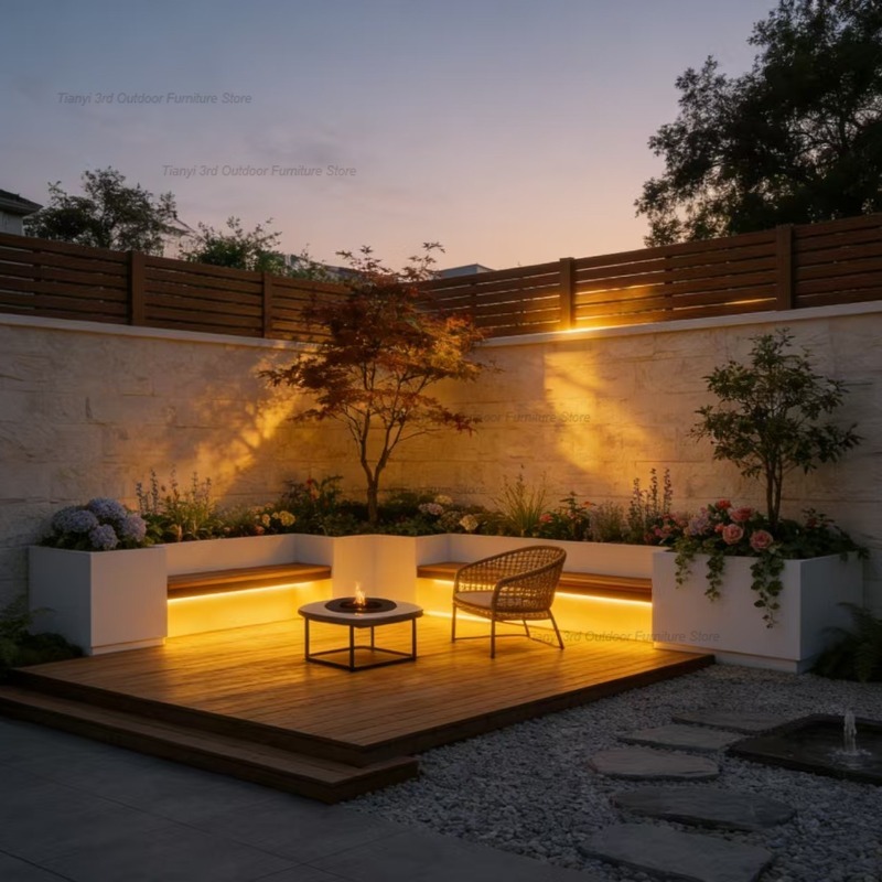 북유럽 스타일 철제 화분 의자 모던 디자인 테라스 발광 - Outdoor Furniture Iron 리뷰 및 가격