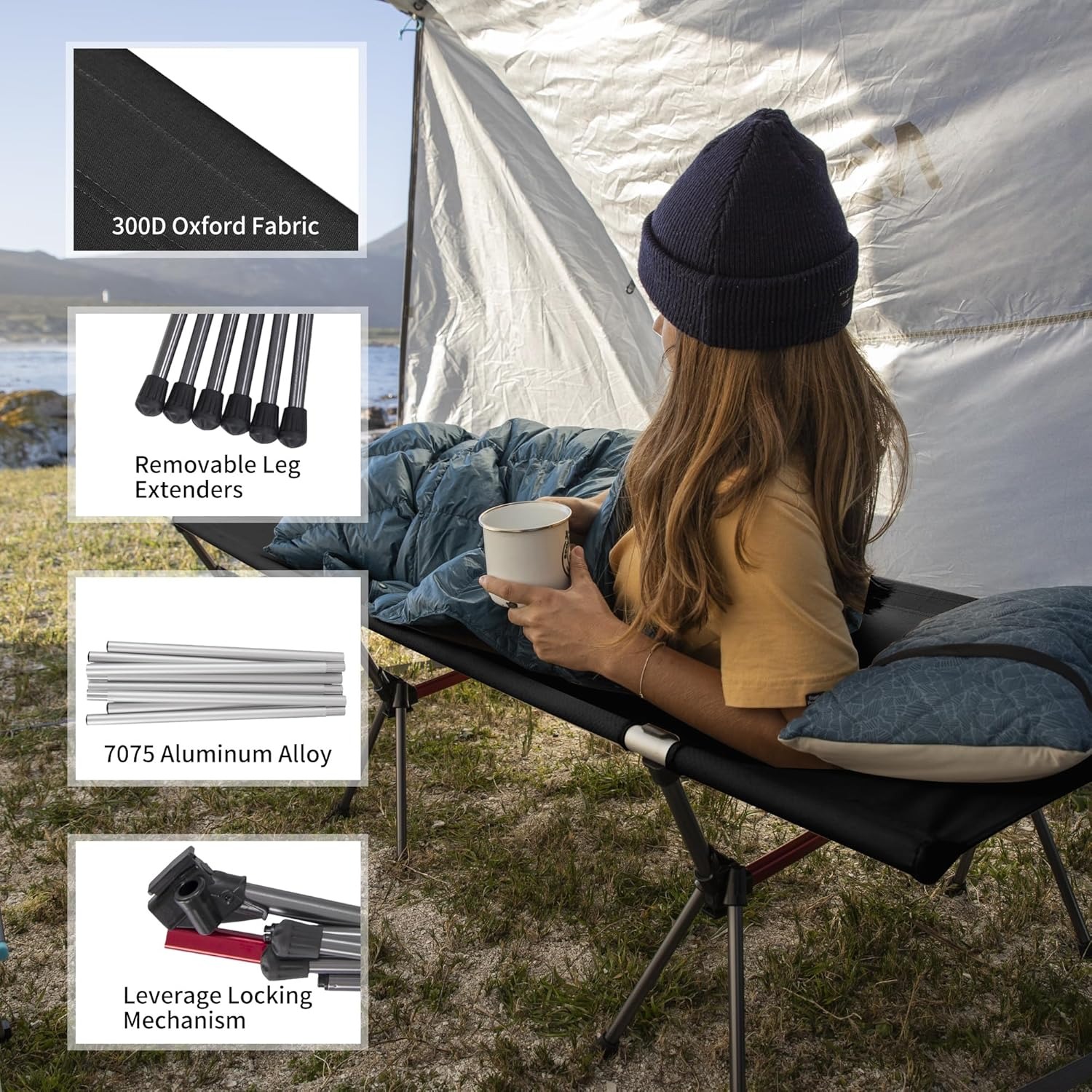 네이처하이크 접이식 캠핑 코트 높이 조절 가능 초경량  - Outdoor Daybed Sofa 리뷰 및 가격