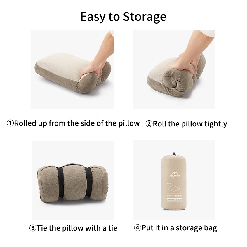 네이처하이크 캠핑 베개, 초경량 접이식 메모리 폼 수면 - Outdoor Furniture Pillows 리뷰 및 가격