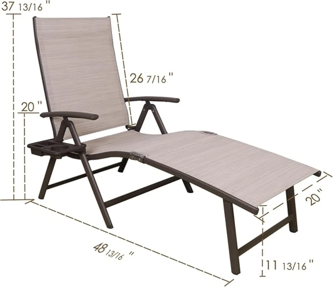 알루미늄 리클라이닝 라운지 의자, 해변, 마당, 수영장 - Deck Chair Lounger 리뷰 및 가격