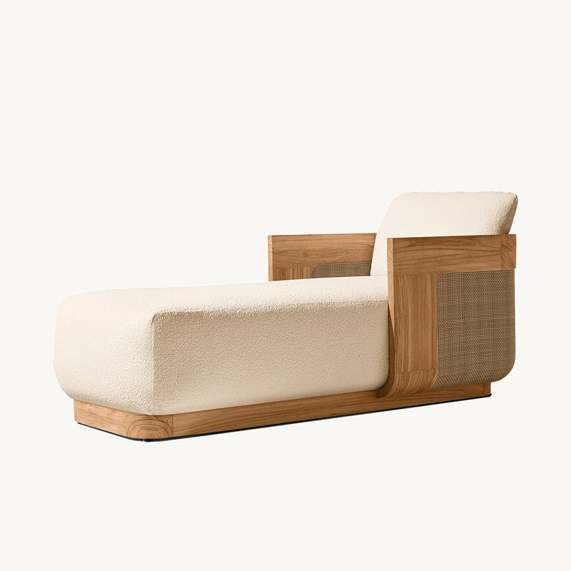 선비치 라운지 의자 & 데이베드 세트, 티크 나무 라탄 - Outdoor Daybed Sofa 리뷰 및 가격
