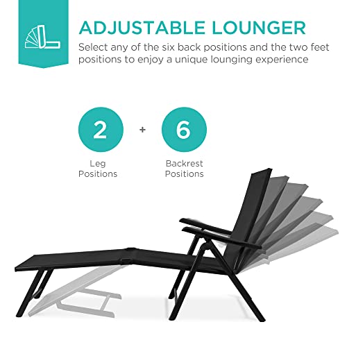 야외용 접이식 라운지 의자 2개 세트, 수영장 옆, 데 - Deck Chair Lounger 리뷰 및 가격