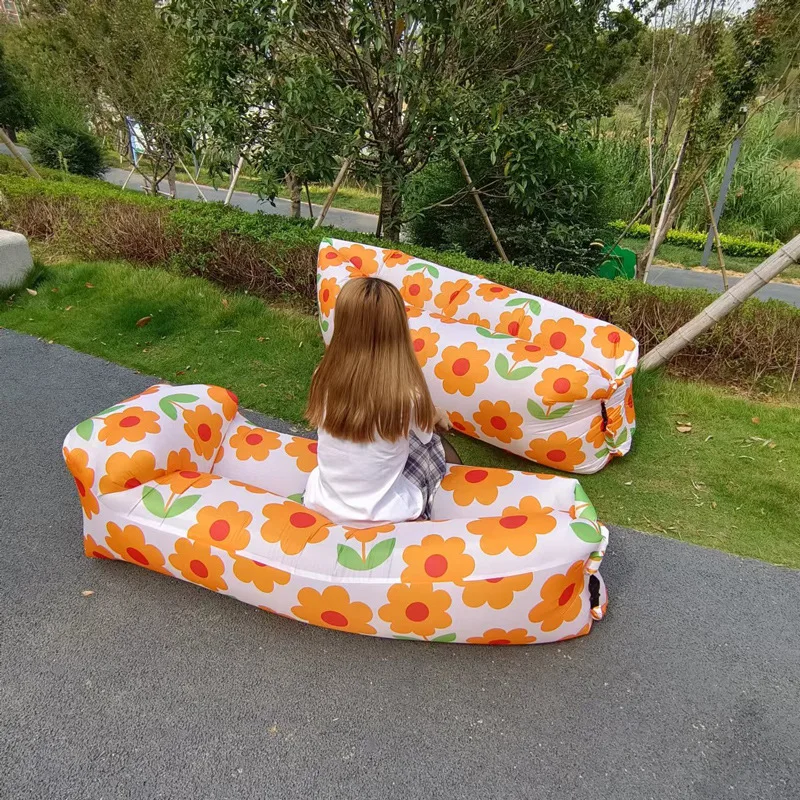 일광욕 의자 베개 스타일 풍선 소파 야외 휴대용 게으른 - Outdoor Furniture Lounge Set 리뷰 및 가격