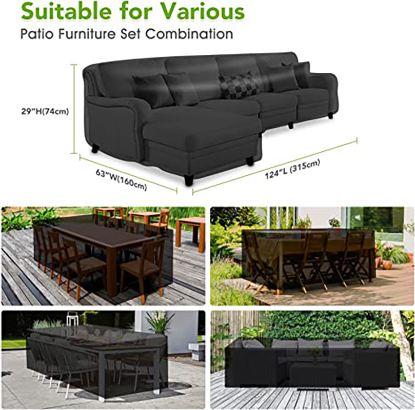 테라스 파티오 가구 커버 방수 210d 가구 커버, 야 - Outdoor Furniture Deals 리뷰 및 가격