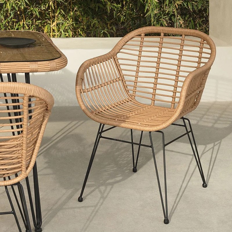 MOMO 인스 라탄 야외 발코니 3종 세트 철제 짜임  - Outdoor Furniture Deals 리뷰 및 가격