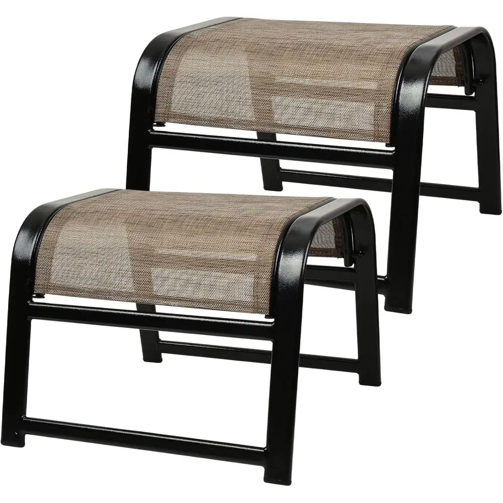 파티오 오토만 세트, 야외용 2피스 철제 위커 가구,  - Outdoor Furniture Iron 리뷰 및 가격