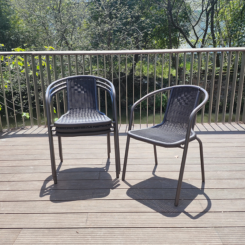 방수 야외 플라스틱 의자 인조 라탄 파티오 야외 레저  - Outdoor Furniture Iron 리뷰 및 가격