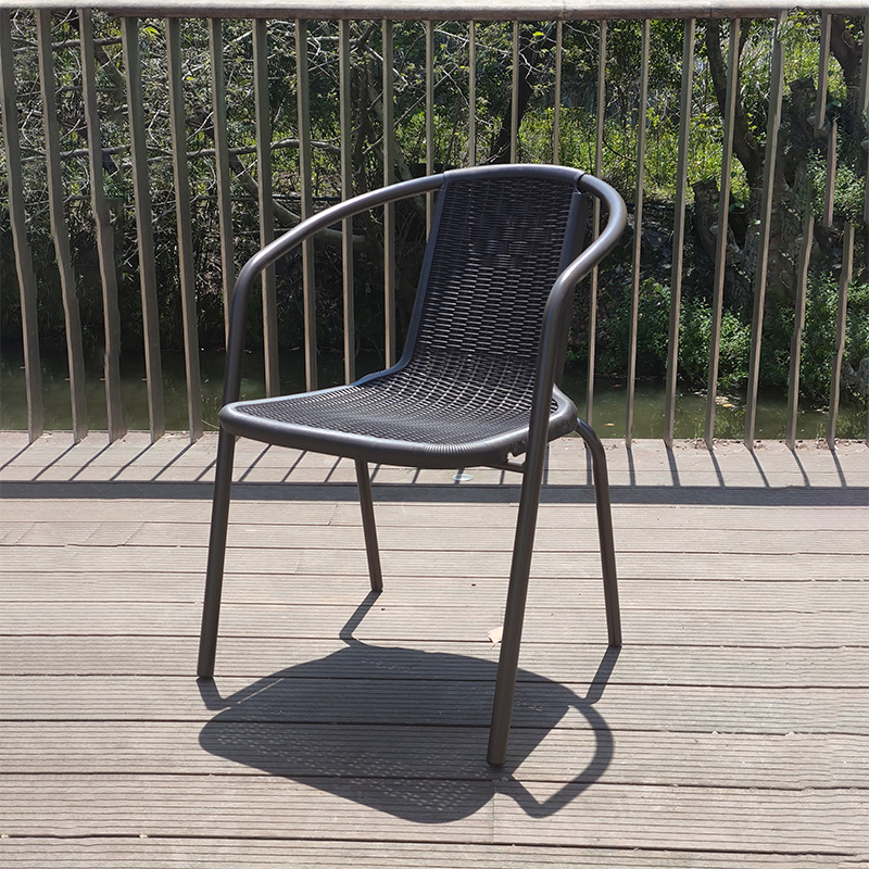 방수 야외 플라스틱 의자 인조 라탄 파티오 야외 레저  - Outdoor Furniture Iron 리뷰 및 가격
