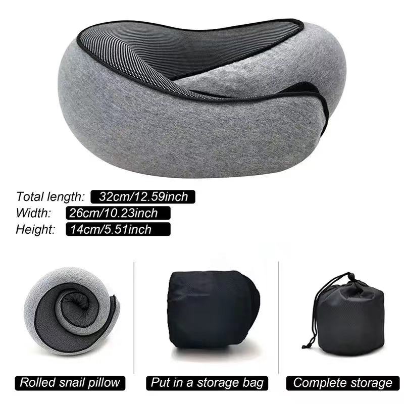 메모리 폼 목 베개 자궁 경부 척추 여행 휴대용 정오  - Outdoor Furniture Pillows 리뷰 및 가격