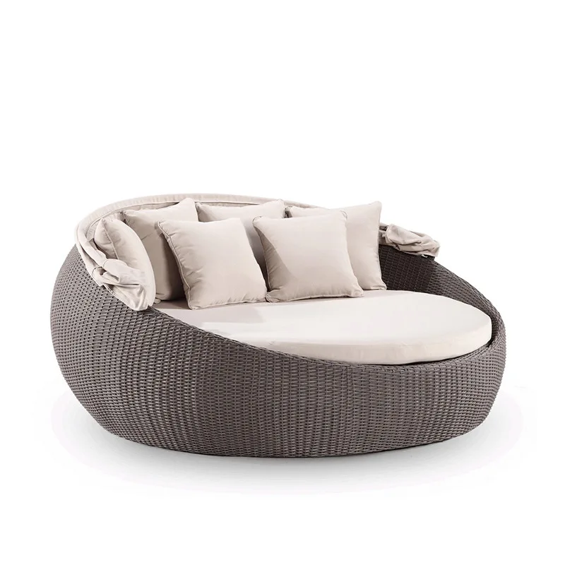 정원 가구 세트 비치 라운지 선 모던 로프 소파 라탄  - Outdoor Daybed Sofa 리뷰 및 가격