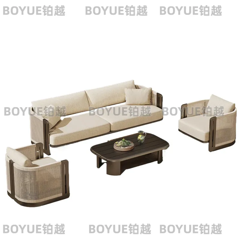 야외 라탄 소파 세트 알루미늄 합금 파티오 가구 정원  - Outdoor Furniture Lounge Set 리뷰 및 가격
