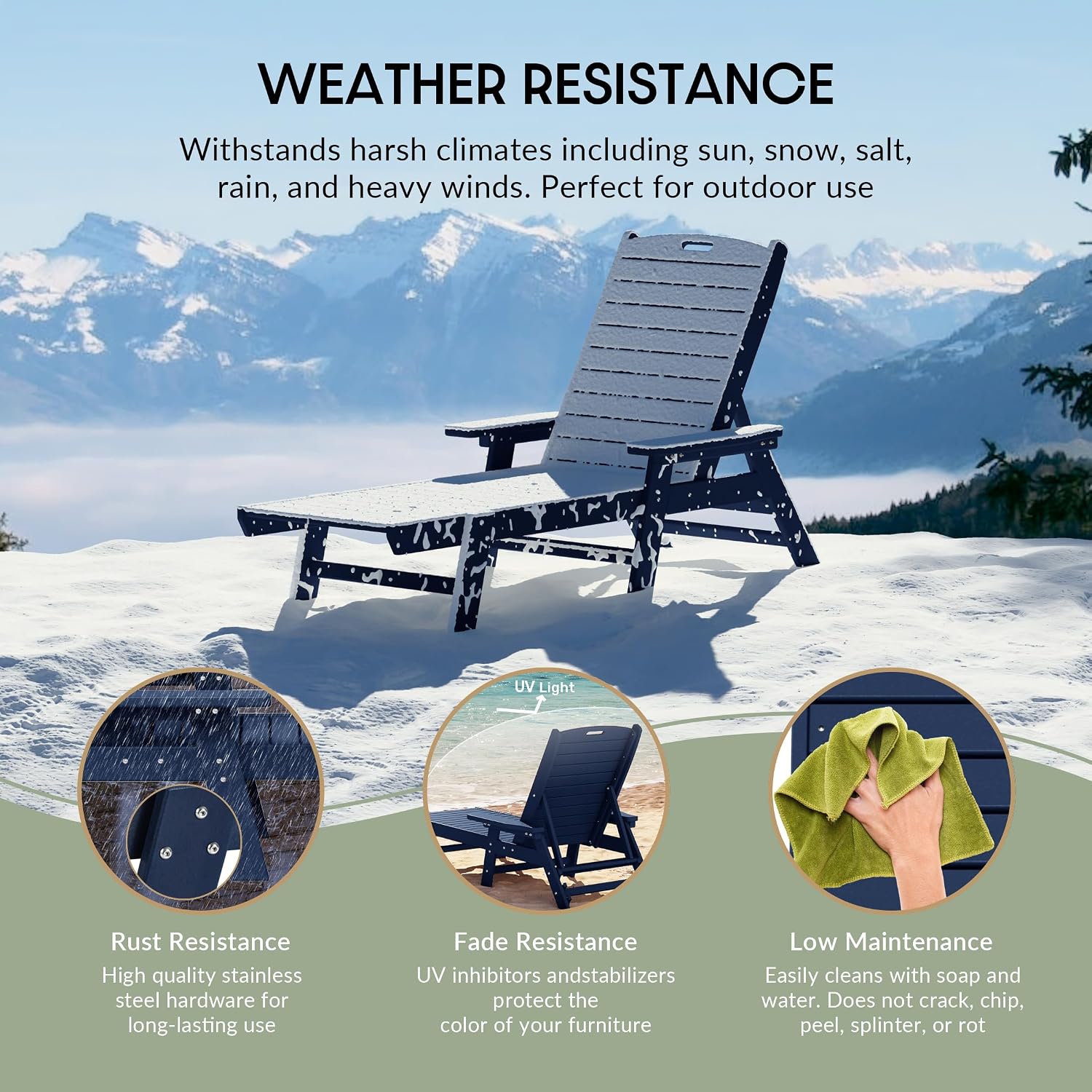 말리부 폴리 리클라이닝 긴 의자 라운지(2개 세트) 네 - Outdoor Furniture Lounge Set 리뷰 및 가격