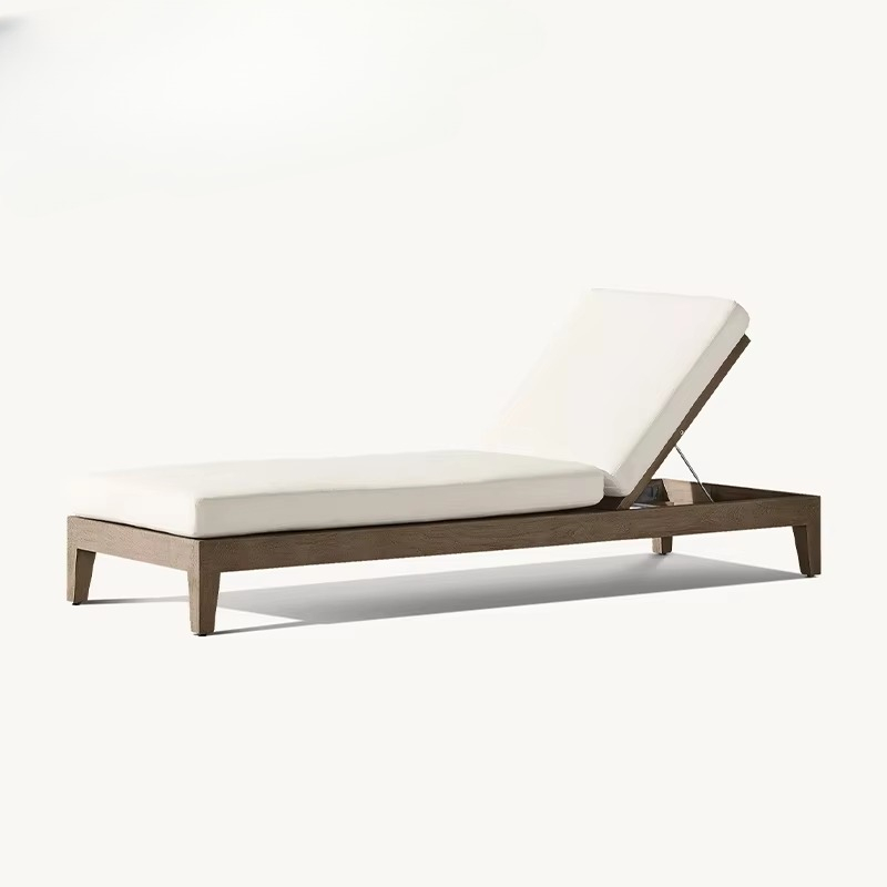 야외용 가구 빌라 수영장 호텔 상업용 가구 비치 티크  - Deck Chair Lounger 리뷰 및 가격