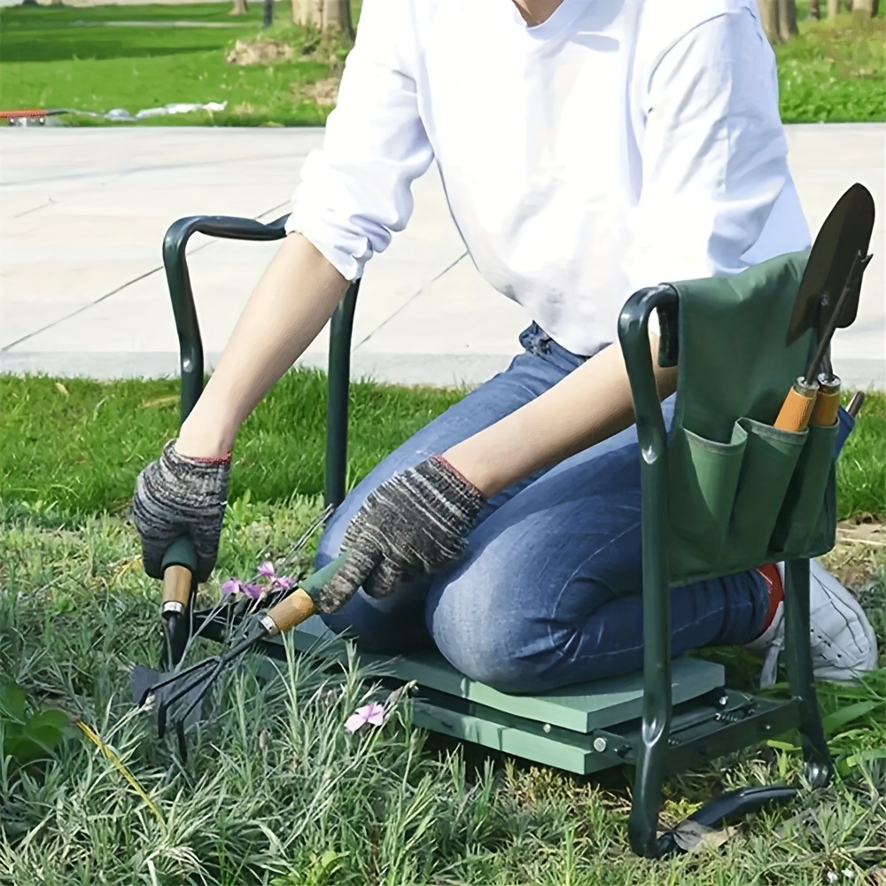 녹슬지 않는 강철 정원용 무릎꿇이 의자, 공구 주머니가 - Outdoor Furniture Iron 리뷰 및 가격