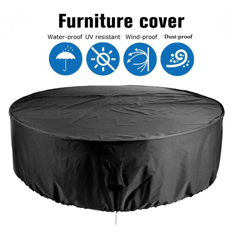 화덕 커버 라운드 화로 스토브 커버, 방수 방풍 햇빛  - Outdoor Furniture Deals 리뷰 및 가격