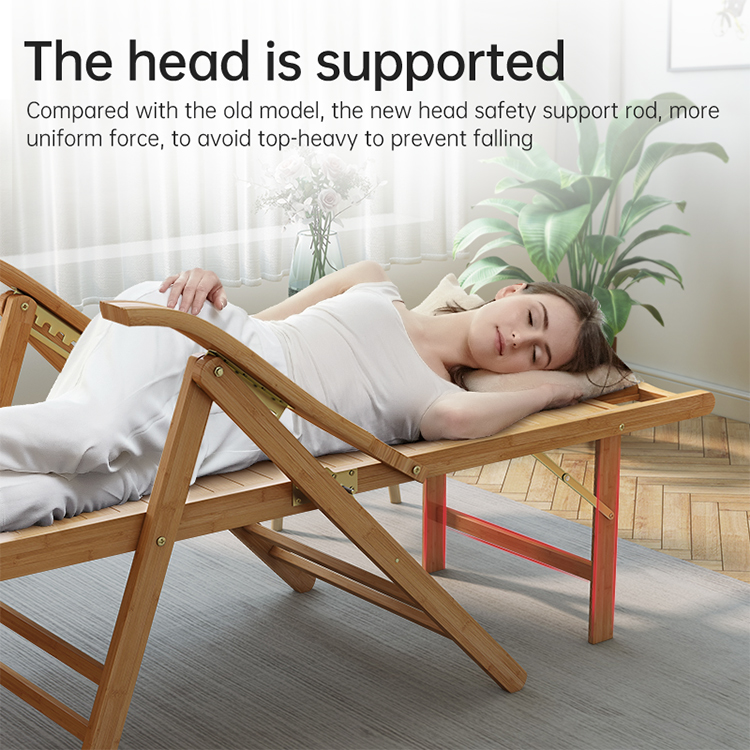 가볍고 현대적인 디자인의 대나무 접이식 라운지 의자,  - Outdoor Furniture Lounge Chair 리뷰 및 가격