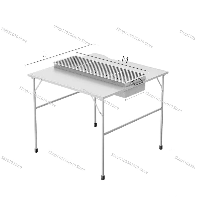 두꺼운 야외 접이식 테이블 휴대용 피크닉 캠핑 바베큐  - Outdoor Furniture Diy 리뷰 및 가격