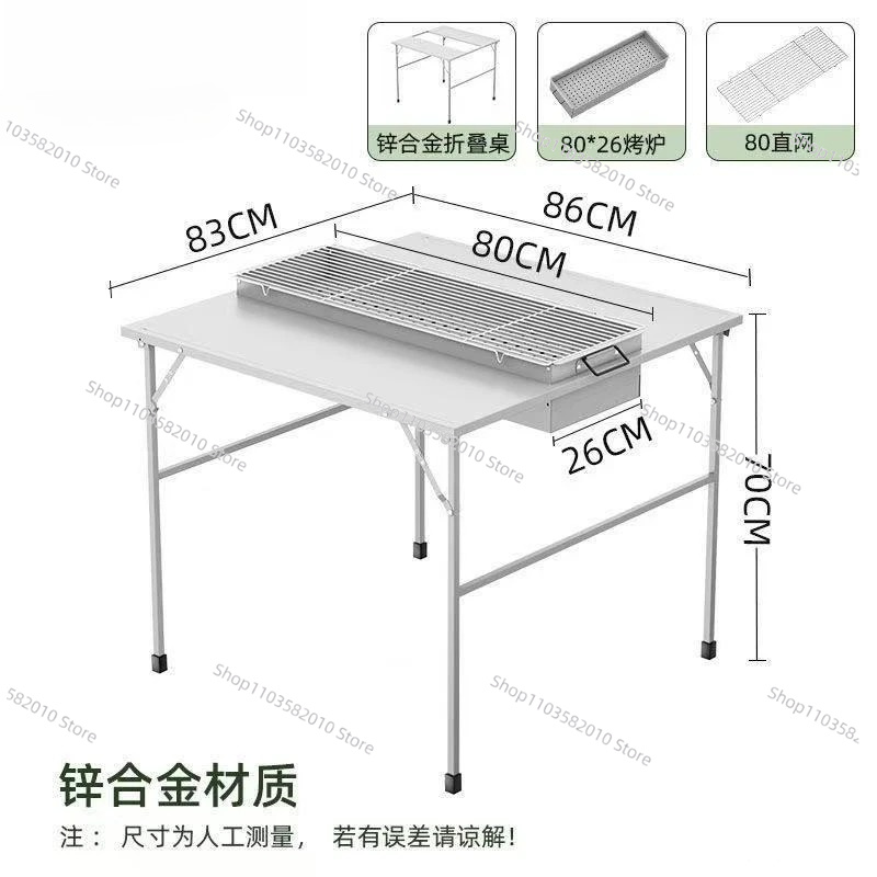 두꺼운 야외 접이식 테이블 휴대용 피크닉 캠핑 바베큐  - Outdoor Furniture Diy 리뷰 및 가격