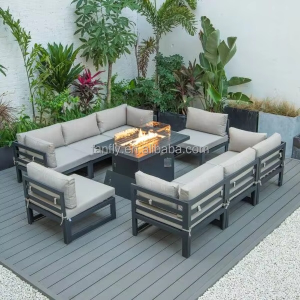 빌라 호텔 야외 가구 세트 모던 알루미늄 정원 가구 소 - Outdoor Furniture Fire Pit Set 리뷰 및 가격