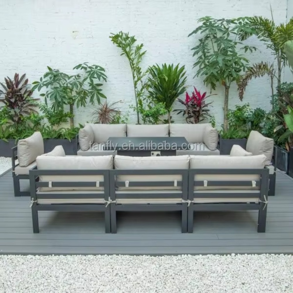 빌라 호텔 야외 가구 세트 모던 알루미늄 정원 가구 소 - Outdoor Furniture Fire Pit Set 리뷰 및 가격