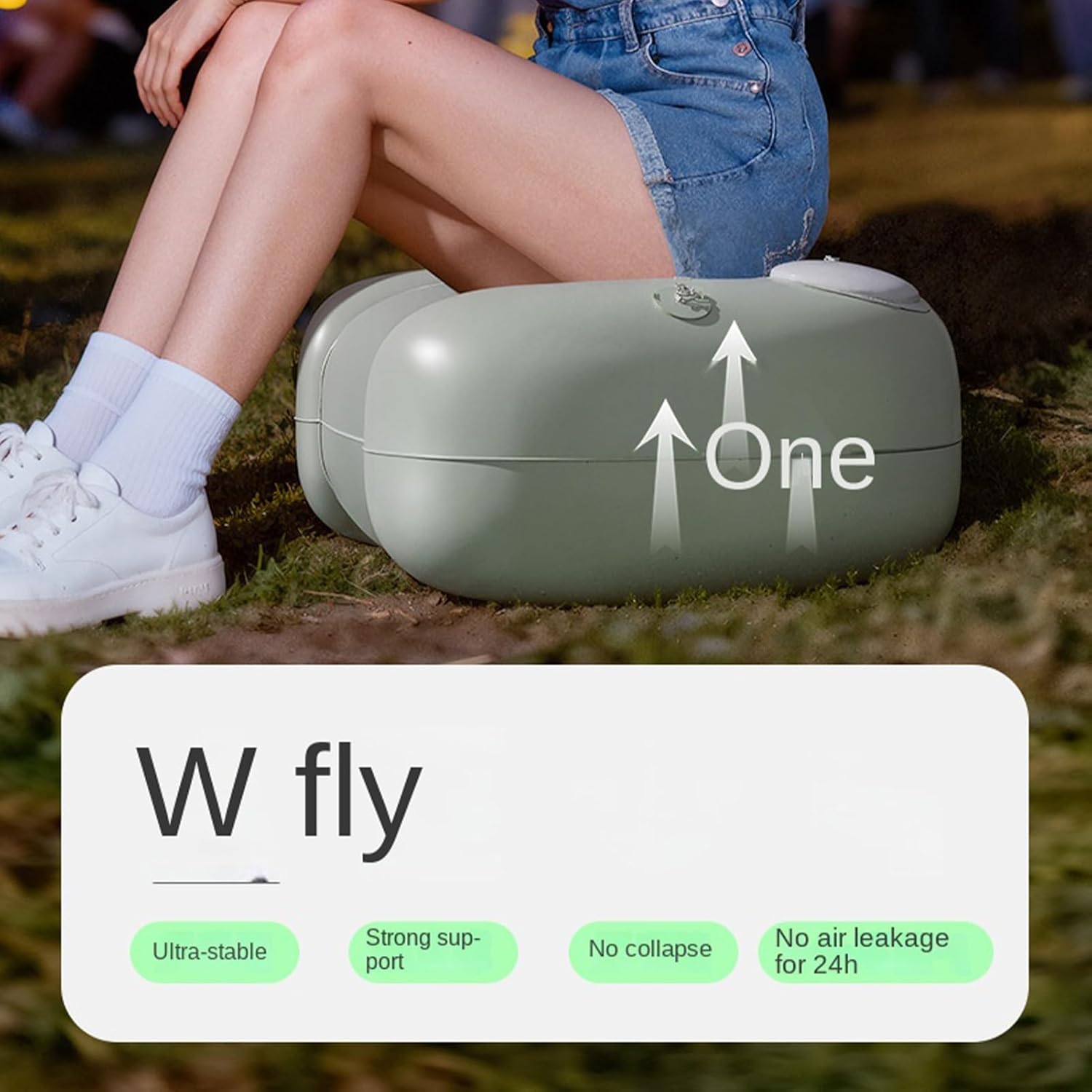 두꺼운 여행용 시트 풍선 벤치 의자 휴대용 쿠션 성인용 - Outdoor Furniture Pillows 리뷰 및 가격