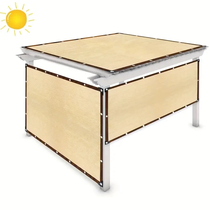 90% 음영 HDPE 베이지 차양 그물 정원 식물 창고 - Outdoor Furniture Hdpe 리뷰 및 가격