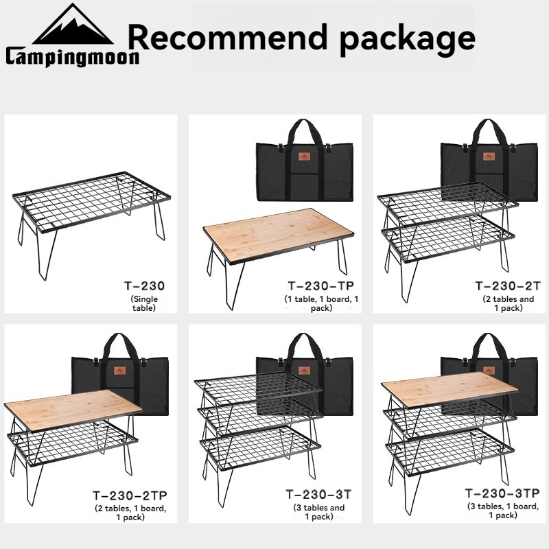 캠핑문 T-230 휴대용 다기능 철제 수납랙 캠핑 테이 - Outdoor Furniture Iron 리뷰 및 가격