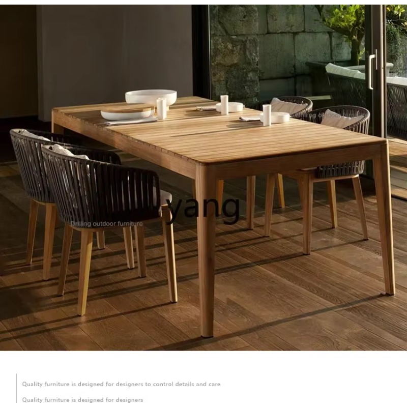 LH 야외 테이블과 의자 원목 안뜰 빌라 정원 창의적인 - Outdoor Furniture Shop 리뷰 및 가격