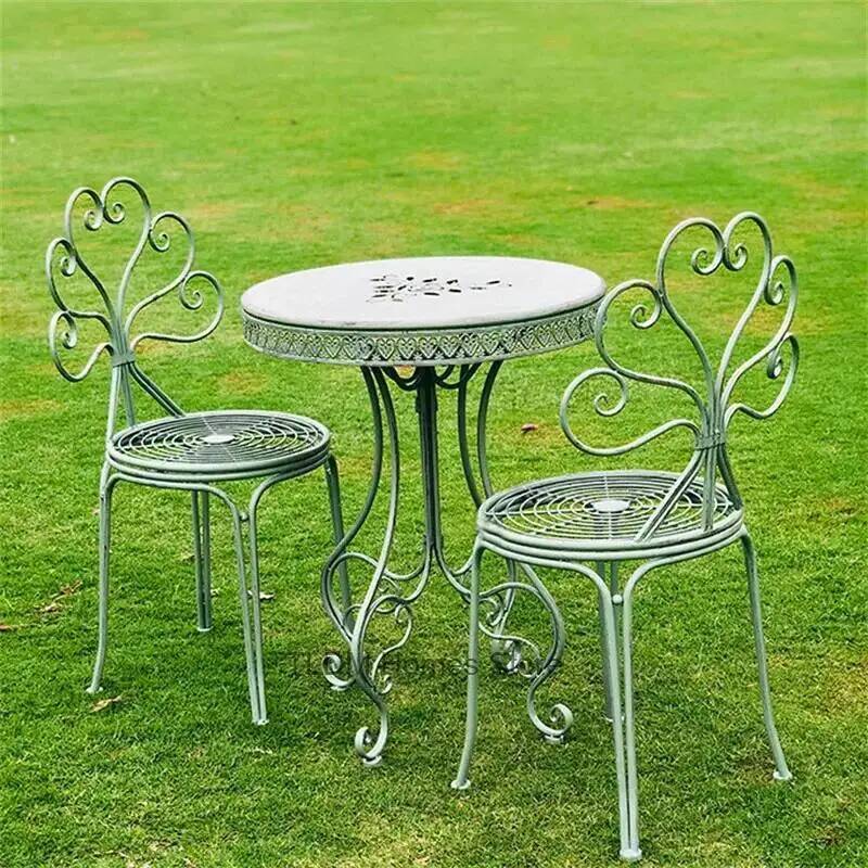 북유럽풍 철제 야외 테이블 및 의자 세트, 마당 라운지 - Outdoor Furniture Lounge Set 리뷰 및 가격