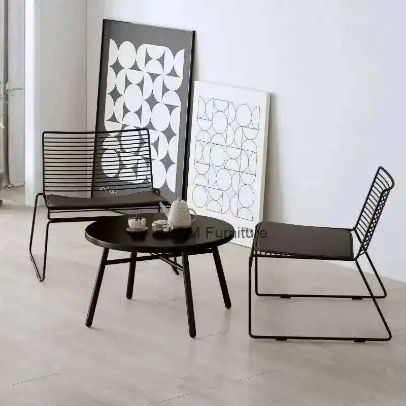 심플 카페 발코니 레저 철제 안뜰 정원 야외 밀크티 가 - Outdoor Furniture Shop 리뷰 및 가격