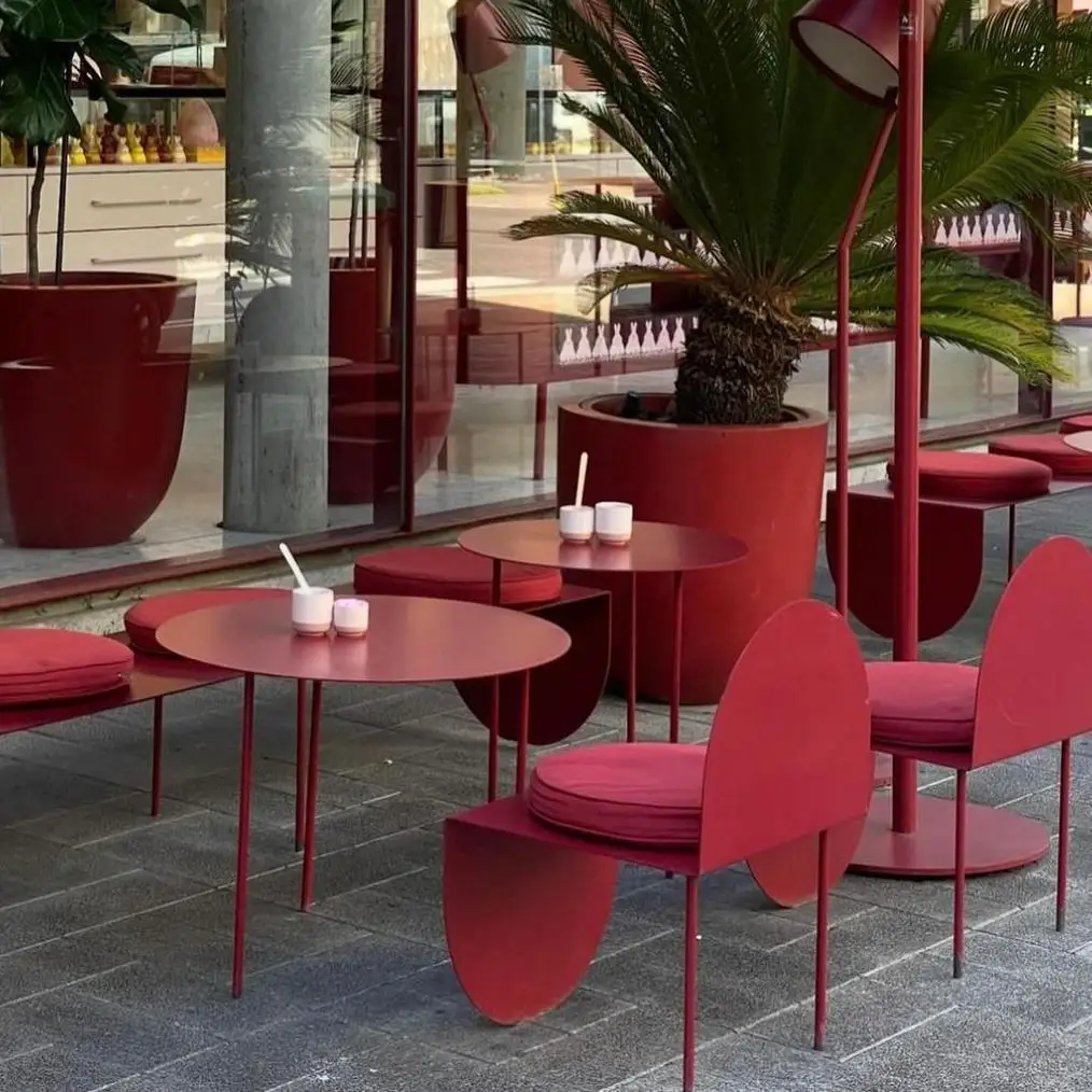 베이킹샵, 밀크티, 야외 펜듈럼, 케이터링, 레드 반원 - Outdoor Furniture Shop 리뷰 및 가격