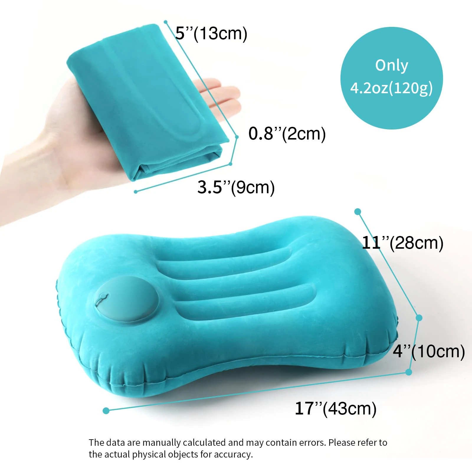 휴대용 편안한 풍선 베개, 캠핑 베개, 풀 베개, 목  - Outdoor Furniture Pillows 리뷰 및 가격