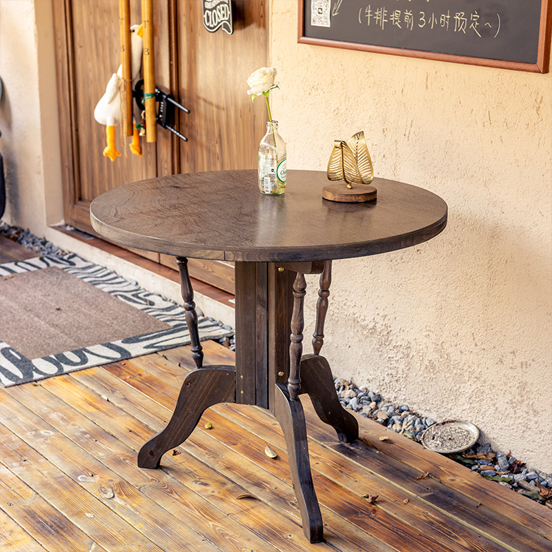 레트로 식탁 원형 테이블 및 의자 야외 테이블 커피숍  - Outdoor Furniture Shop 리뷰 및 가격