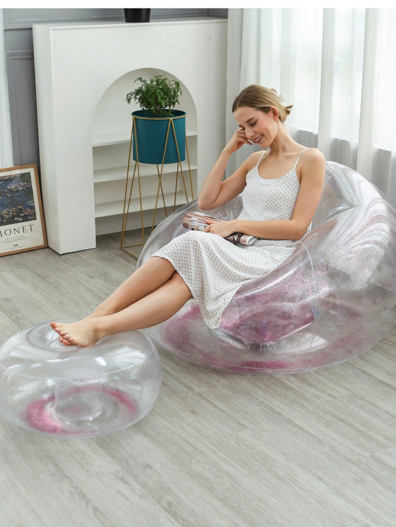1개 PVC 풍선형 라운지 의자, 실내외 휴대용 소파 - Outdoor Furniture Lounge Chair 리뷰 및 가격