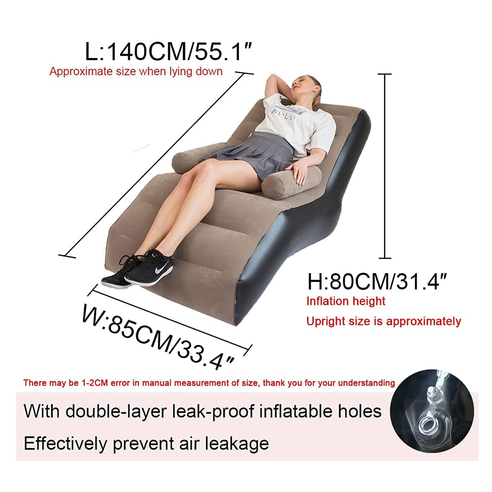 접이식 게으른 소파, 풍선 라운지 의자 두꺼운 내구성  - Outdoor Daybed Sofa 리뷰 및 가격