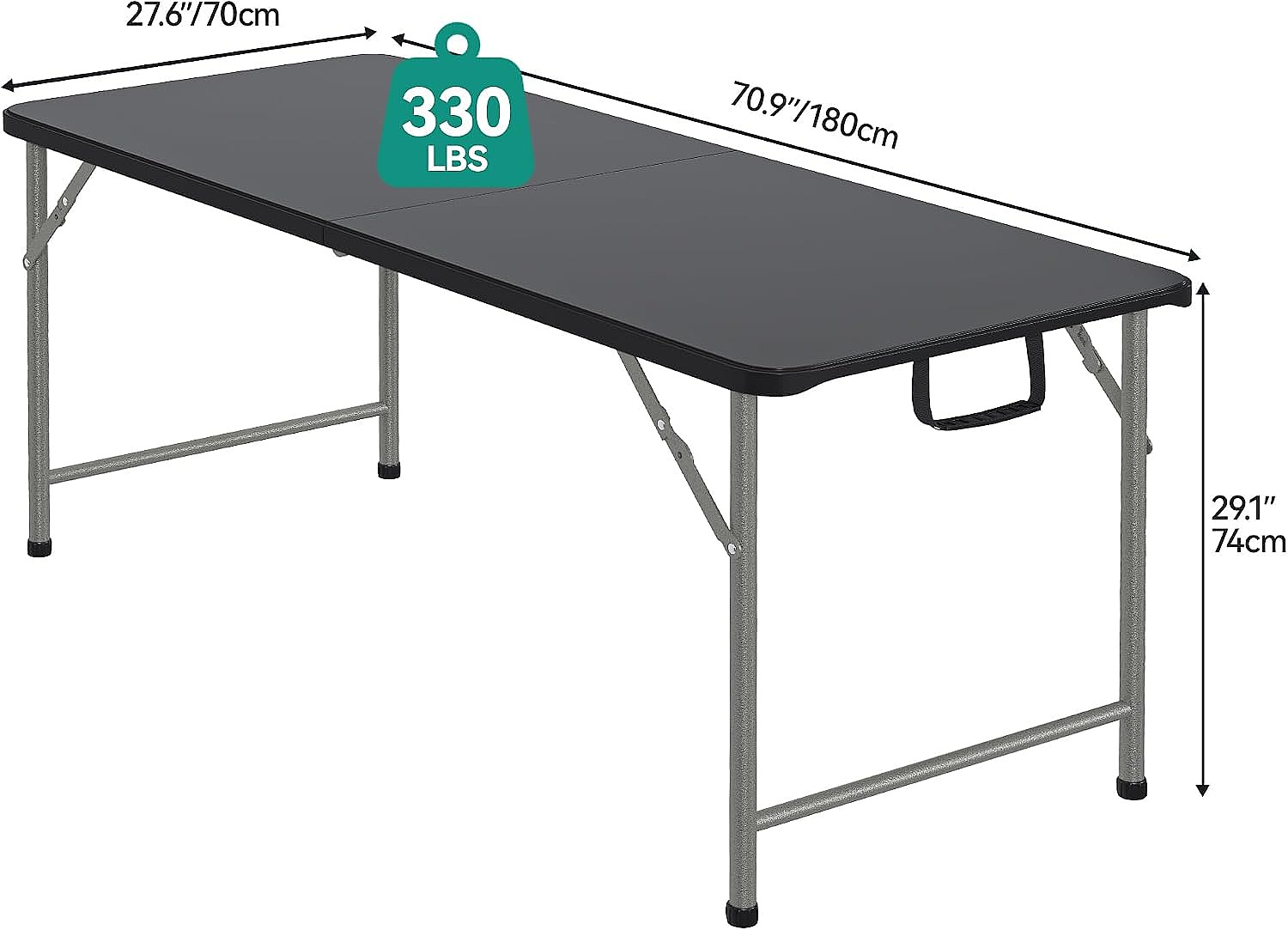 YITAHOME 6피트 접이식 테이블, 고강도 HDPE - Outdoor Furniture Hdpe 리뷰 및 가격