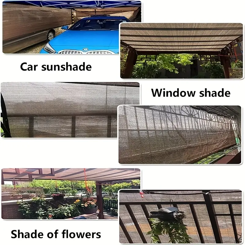 자외선 차단 갈색 PE 차양막 내구성 있는 야외용 차양 - Outdoor Furniture Hdpe 리뷰 및 가격